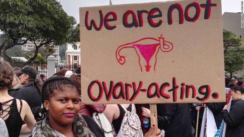 Women in South Africa are marching against gender violence with #TotalShutdown protest