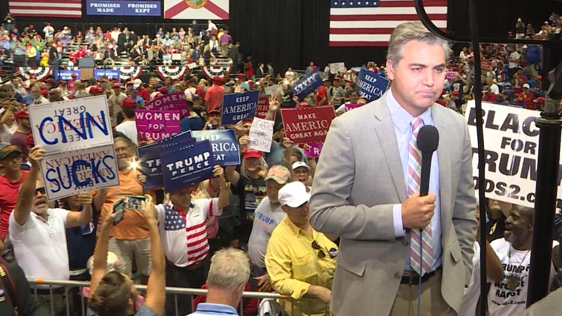 Acosta On Trump Rally Felt Like We Werent In America Cnn Video