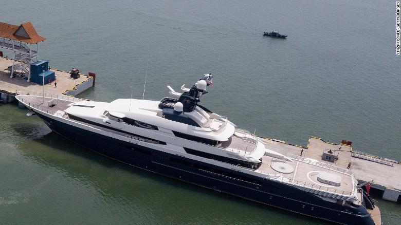 Equanimity, Low&#39;s former, 300-foot luxury yacht.