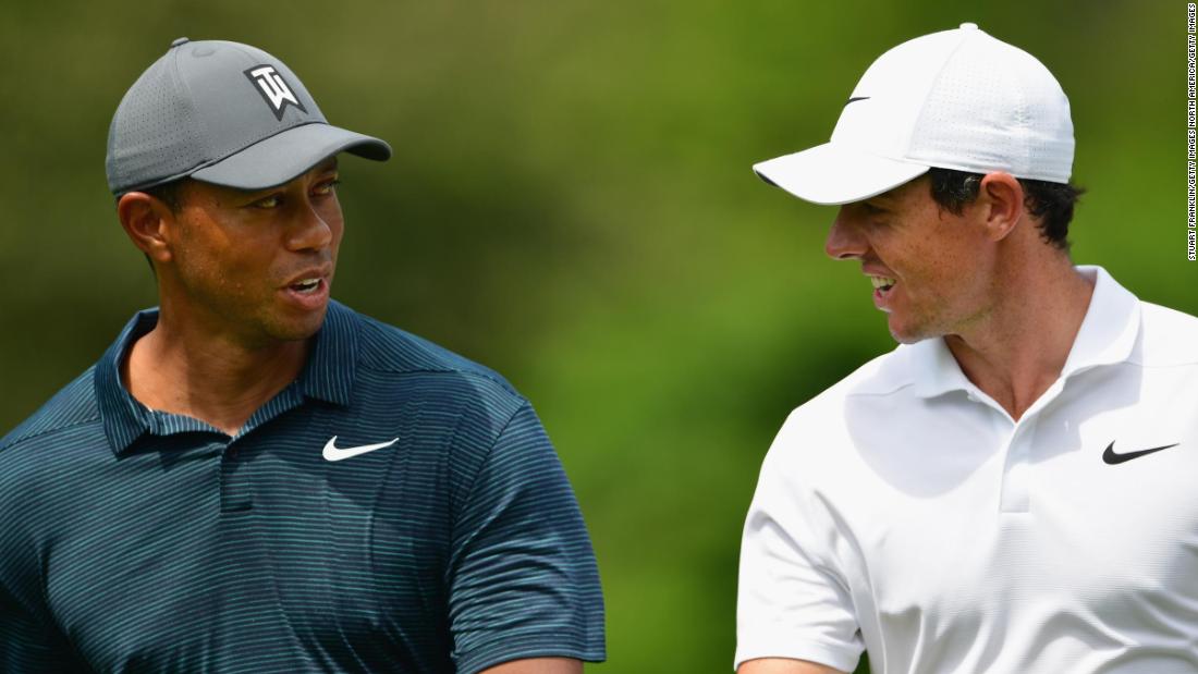 Woods was playing with Rory McIlroy and Justin Thomas. Like Woods, McIlroy finished on a level-par 70, while Thomas was one under.