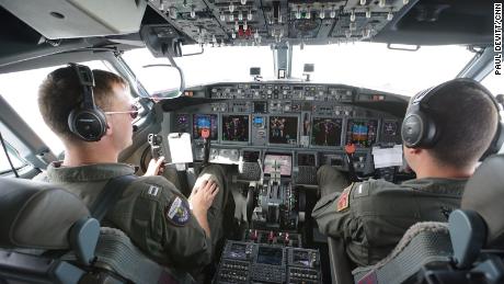 CNN gets rare access on board a US military surveillance flight over the hotly-disputed islands in the South China Sea.