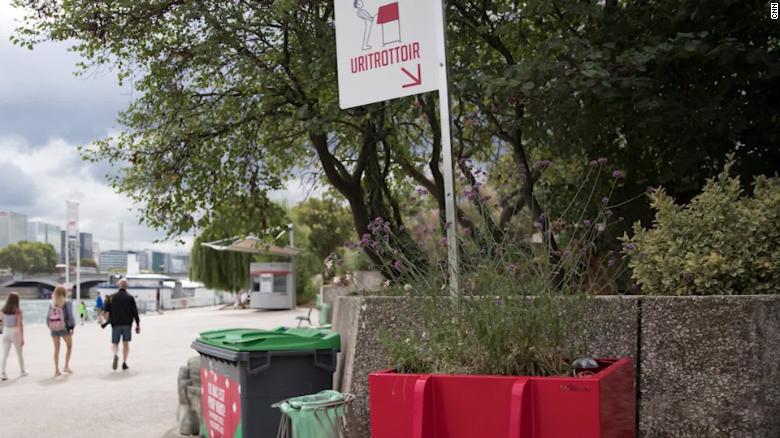 The urinals claim to be eco-friendly, as they turn waste into compost for parks and gardens.