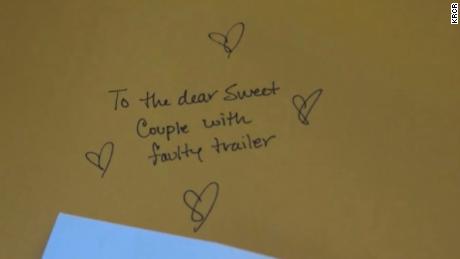 A community devastated by a wildfire sends messages to the couple whose trailer started it