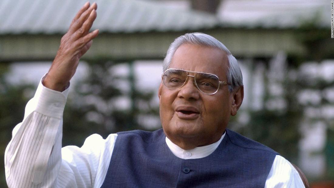 Atal Bihari Vajpayee, former Indian prime minister, dies at 93