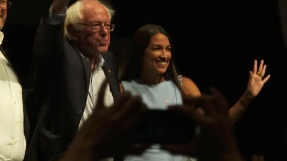 ocasio cortez bernie sanders