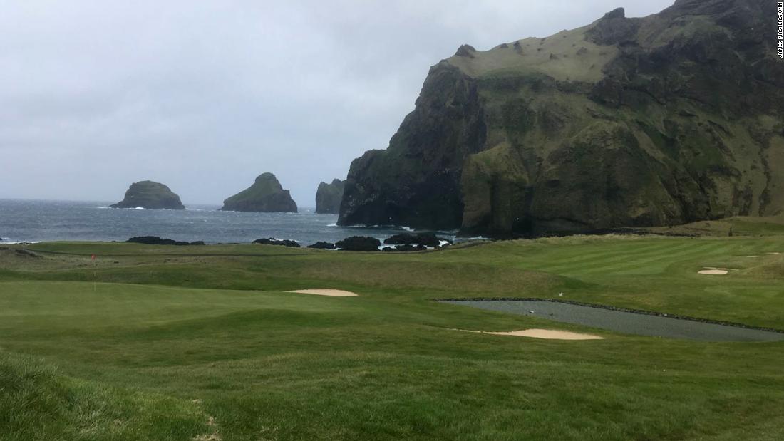 The high winds and sea spray make the course hugely challenging even for those who play it regularly.
