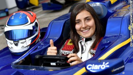 Tatiana Calderon has been testing for the DS Techeetah team.