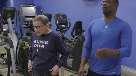 Justice Ruth Bader Ginsburg, an unlikely fitness role model