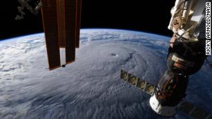 This is what Hurricane Lane looked like from space 
