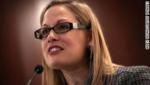 Arizona Senate: Kyrsten Sinema's anti-war group blasted 'U.S. terror,' depicted soldier as skeleton in 2003 flyers