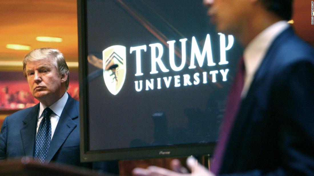 Trump attends a news conference in 2005 that announced the establishment of Trump University. From 2005 until it closed in 2010, Trump University had about 10,000 people sign up for a program that promised success in real estate. &lt;a href=&quot;http://money.cnn.com/2016/03/08/news/trump-university-controversy-donald-trump/&quot; target=&quot;_blank&quot;&gt;Three separate lawsuits&lt;/a&gt; — two class-action suits filed in California and one filed by New York&#39;s attorney general — argued that the program was mired in fraud and deception. In November 2016, just days after winning the presidential election, Trump agreed to settle the lawsuits. He repeatedly denied the fraud claims and said that he could have won at trial, but he said that as president he did not have time and wanted to focus on the country.