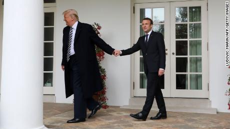 Emmanuel Macron is auditioning to be leader of the free world