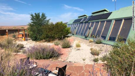 An earthship in Taos' Greater World Community.