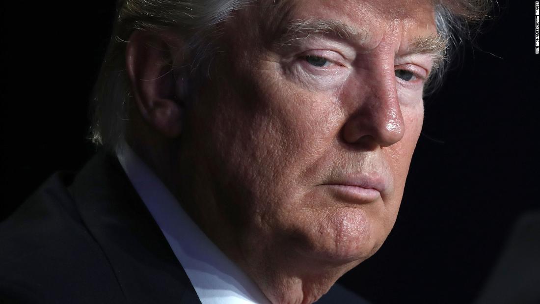 WASHINGTON, DC - FEBRUARY 02: (AFP OUT) U.S. President Donald Trump listens to remarks at the National Prayer Breakfast February 2, 2017 in Washington, DC. Every U.S. president since Dwight Eisenhower has addressed the annual event. (Photo by Win McNamee/Getty Images)