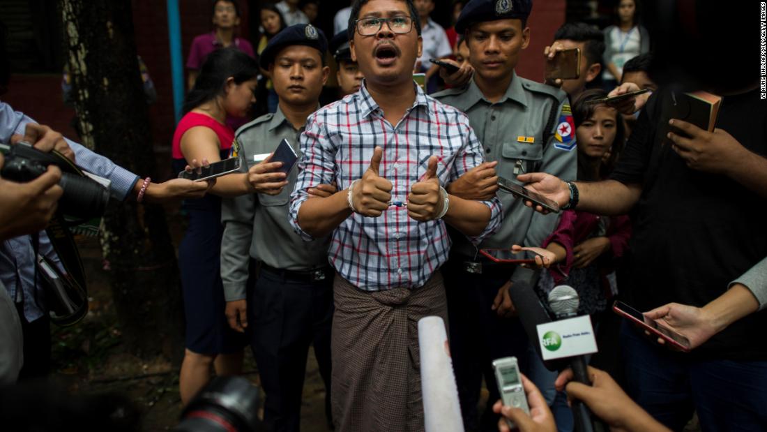 Myanmar Reuters Journalists Investigating Rohingya Killings Sentenced