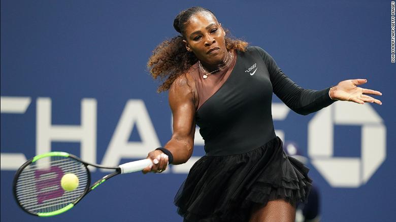 Serena Wiliams Lets Her Outfit Do The Talking At The Us Open Cnn