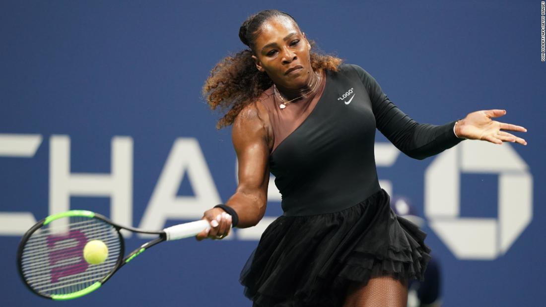 Serena Wiliams Lets Her Outfit Do The Talking At The Us Open Cnn