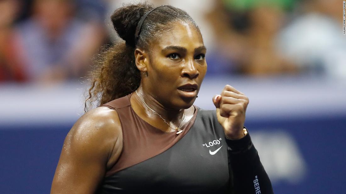 Serena Wiliams Lets Her Outfit Do The Talking At The Us Open Cnn