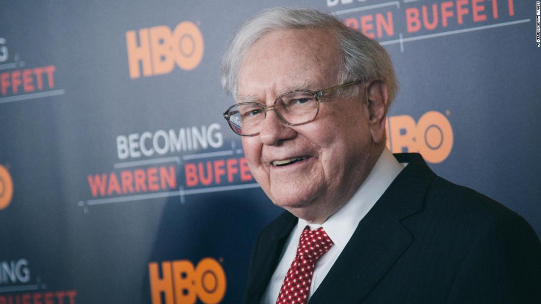 Buffett attends the world premiere of &quot;Becoming Warren Buffett,&quot; a documentary about his life, in 2017.