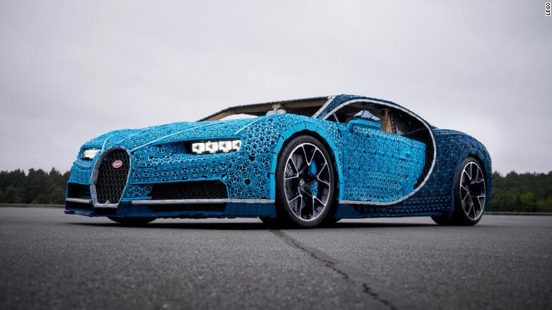 car made of legos bugatti