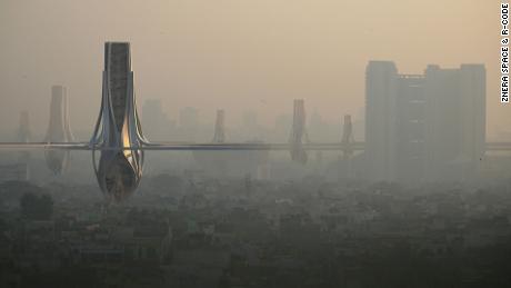 Giant towers proposed to clean Delhi&#39;s toxic smog