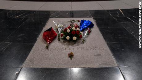 The grave of Spain's General Francisco Franco.