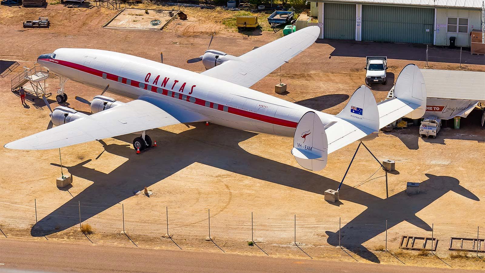 Qantas Super Constellation Airliner From 1950s Is Restored