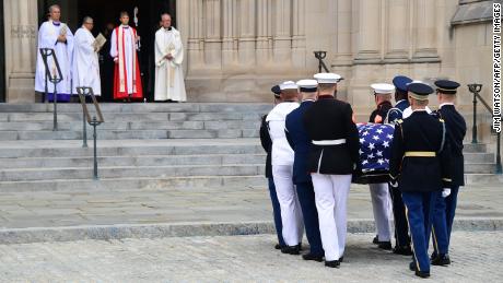 John McCain honored at Washington National Cathedral memorial service