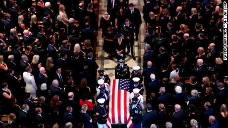 The nation honors Sen. John McCain