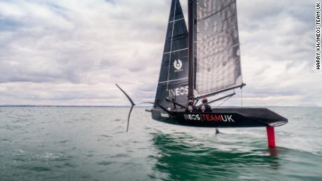 Ineos Team UK is the first of the 2021 America's Cup teams to test a foiling monohull. 