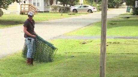 Tucker took down the electric fence after officials said it was in the county's right of way.