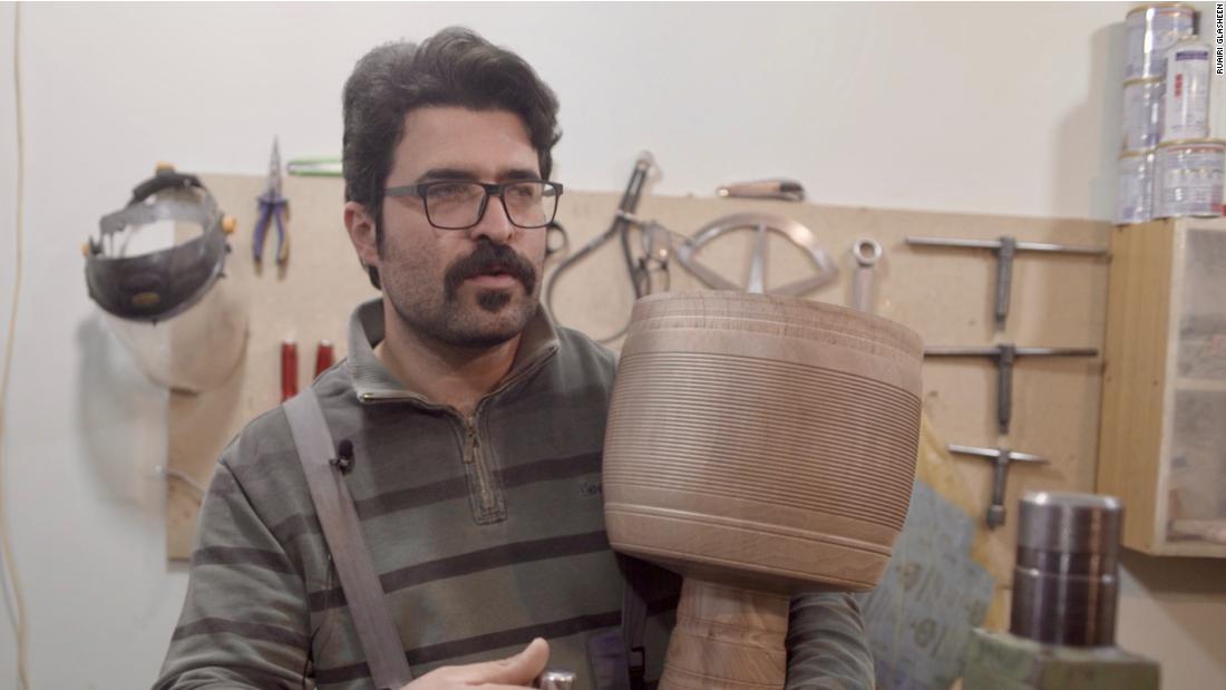 Keyvan Taheri, a highly experienced tonbak craftsman, runs a workshop in the Iranian capital, Tehran. Each drum takes three years to make and is produced in close collaboration with the player who has commissioned it. As a drummer himself, Taheri says he understands the deep relationship between a musician and their instrument.