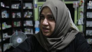Sawsan Al-Saed says she will flee Idlib only if diplomacy fails.