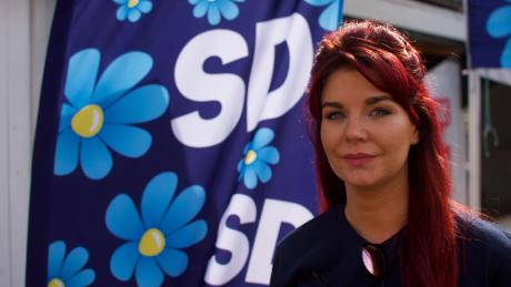 Louise Erixon, leader of the Sweden Democrats in Solvesborg and Akesson's fiance, says a feeling of insecurity has spread across the country.