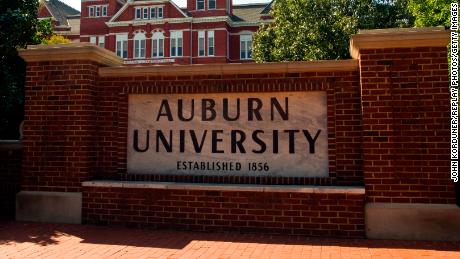 Three football players from Auburn University tested positive for Covid-19. 