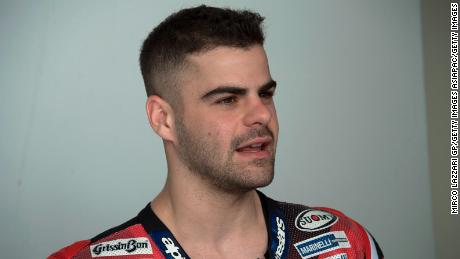  Romano Fenati has been banned for two races after pressing opponent's front-brake.