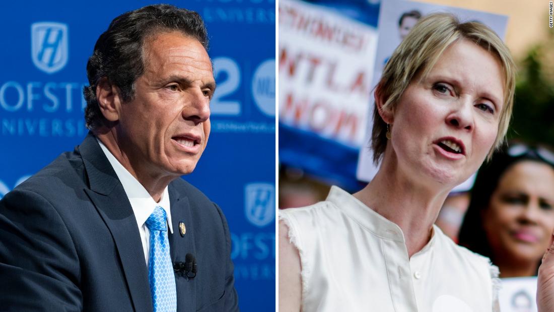 Live: New York Gov. Andrew Cuomo easily defeats Cynthia Nixon in primary election