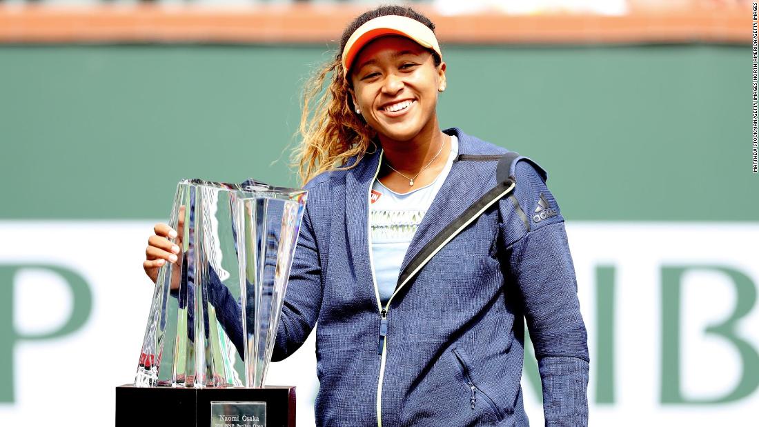 - After achieving her best grand slam finish at the 2018 Australian Open (fourth round), Osaka won her first WTA title at the &lt;strong&gt;2018 BNP Paribas Open&lt;/strong&gt;, Indian Wells. She cemented herself as a future star with wins against former world No.1&#39;s Maria Sharapova and Simona Halep on her way to victory. 