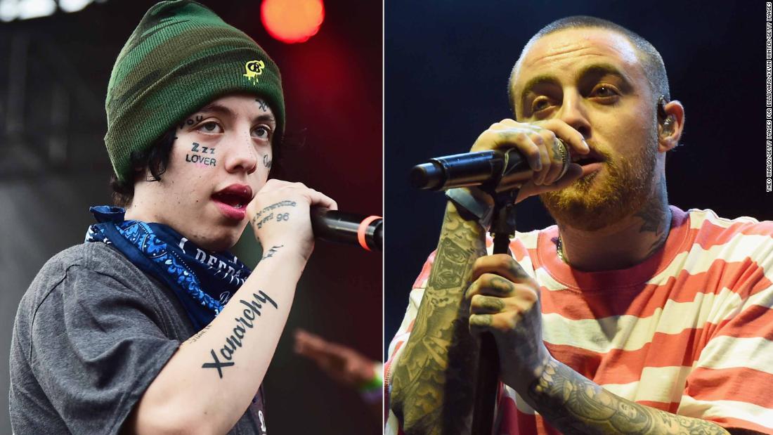 Lil Xan defends Mac Miller-inspired face tattoo. 