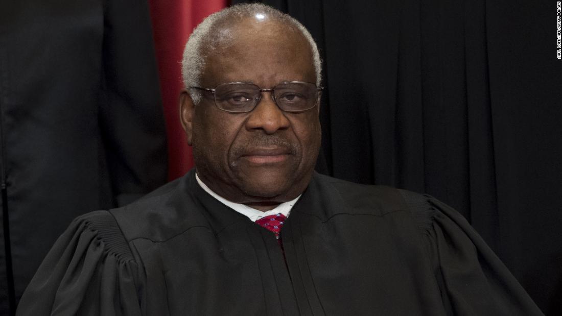 Clarence Thomas breaks silence on bench during Supreme Court's first