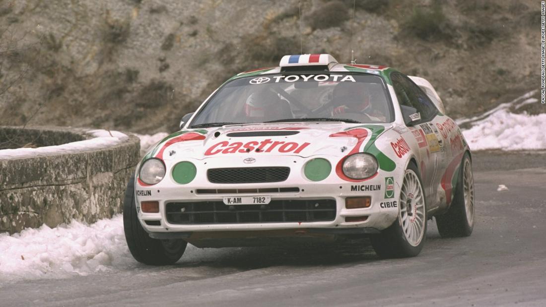 The WRC enjoyed a popularity boost in 1995 with the release of racing game &quot;Sega Rally Championship.&quot; It featured TOYOTA&#39;s iconic Celica GT-Four, driven here by Didier Auriol.