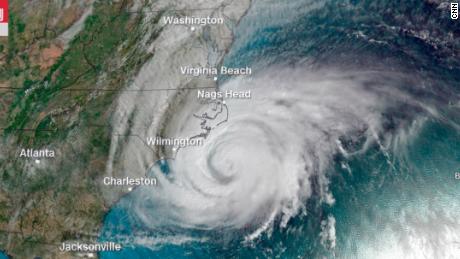 Florence starts its slow, prolonged assault on the Carolinas