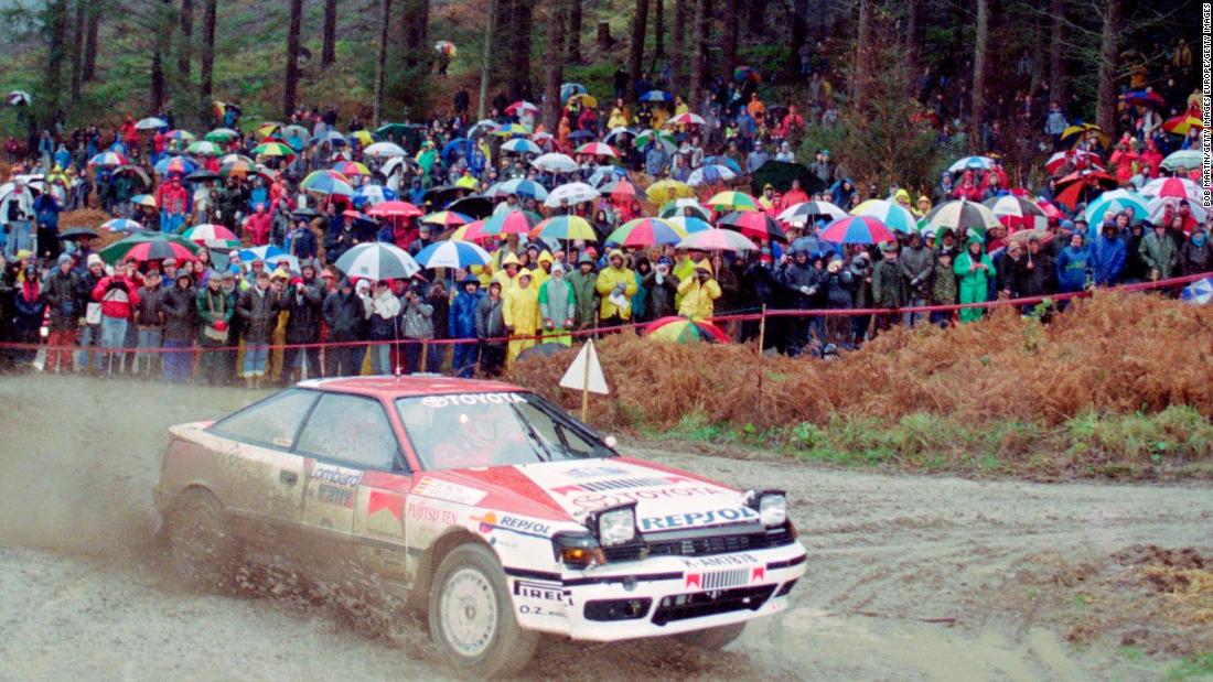 With Sainz&#39;(pictured), the TOYOTA team was on the up and it also came within just one win of claiming the 1990 manufacturers&#39; title, finishing runners-up behind the dominant Lancia outfit. 