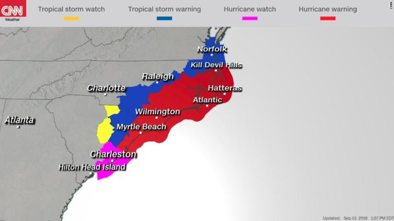 Dire warnings to evacuate ahead of Florence