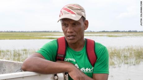 Farmer Rodel Rieta says his yield during this current rice harvest has been more than halved because of flooding caused by Super Typhoon Mangkhut.