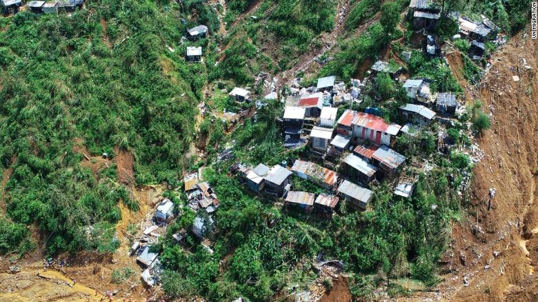 Dozens of people from the mining town of Itogon are missing, believed buried by a landslide.
