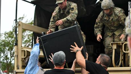 Thanks to the US Army, WCK delivered 1,100 meals Sunday in Columbus County, North Carolina. 