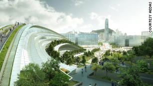 Controversial high-speed rail station opens in Hong Kong 
