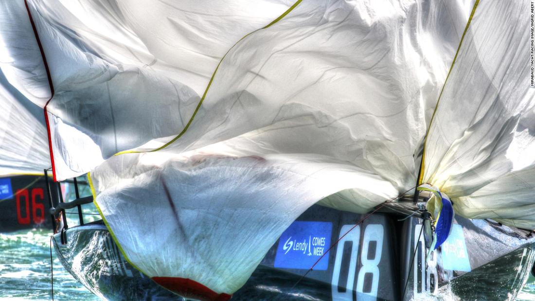 Ingrid Abery captures the texture of a billowing sail in this arty shot taken during Cowes Week in the UK.