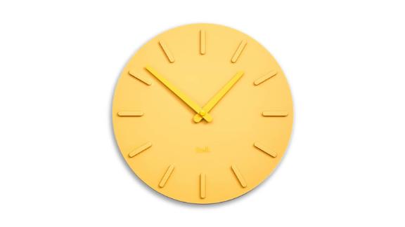Featured image of post Bright Yellow Wall Clock - Unique wall clock can really set the tone and style for a room and bring a real sense of purpose to a space.check our reviews of the unique wall clocks!